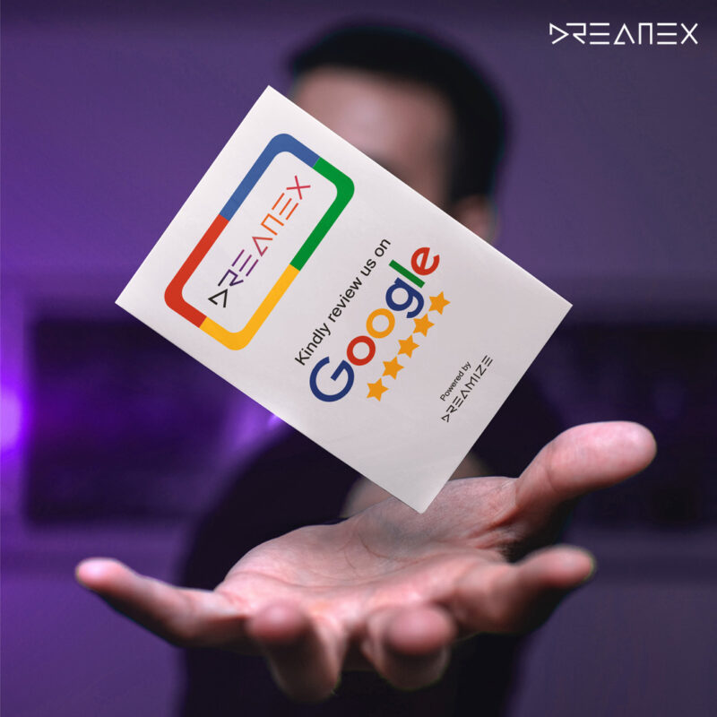 Dreanex Google review NFC Card dubai